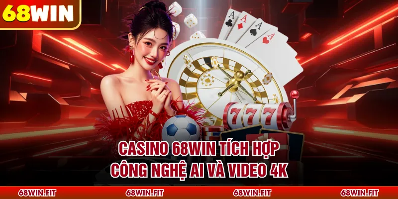  Casino 68WIN tích hợp công nghệ AI và video 4K 